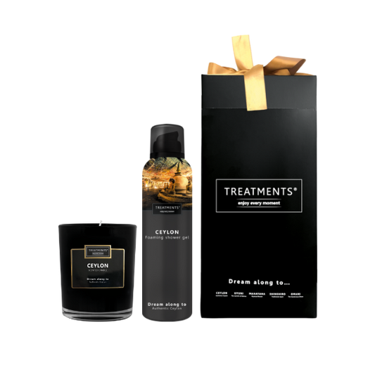 Treatments® - Geschenkbox Duschschaum &amp; Kerze - Ceylon
