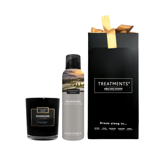 Treatments® - Geschenkbox Duschschaum &amp; Kerze - Shinshiro