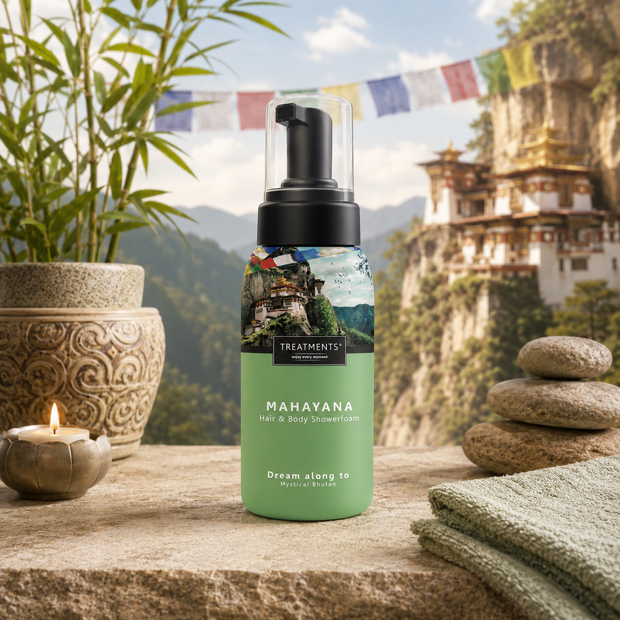 Treatments® - Hair &amp; Body Shower Foam - Mahayana - 250 ml